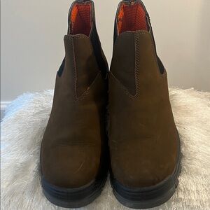 Men's Classic Brown Leather Boots